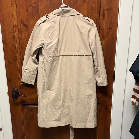 H&M Double-Breasted Tan Trench Coat - Picture 3 of 4